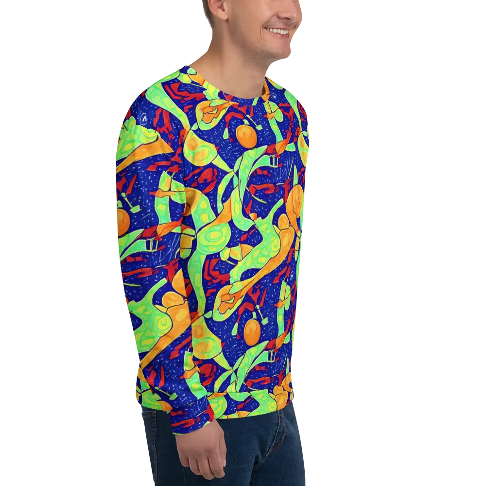 Prism Koi on Sweatshirt — Right Front