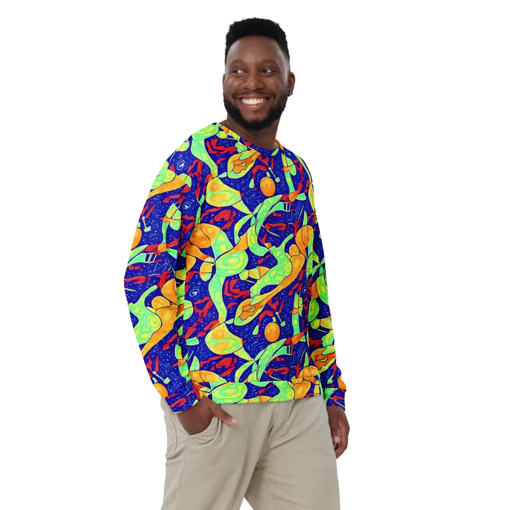 Prism Koi on Sweatshirt — Front