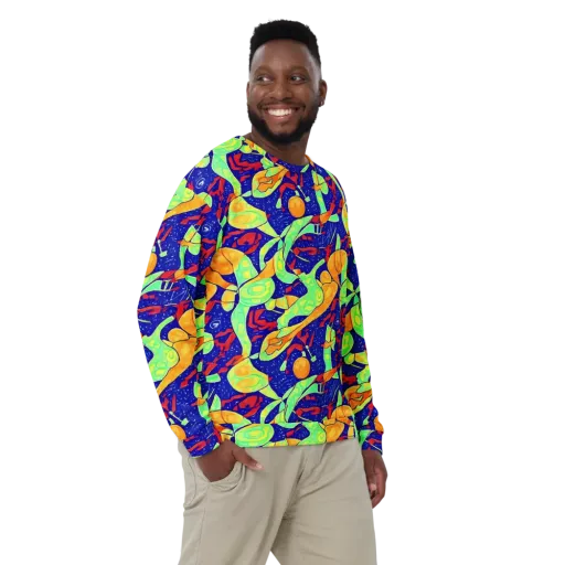 Prism Koi on a Sweatshirt