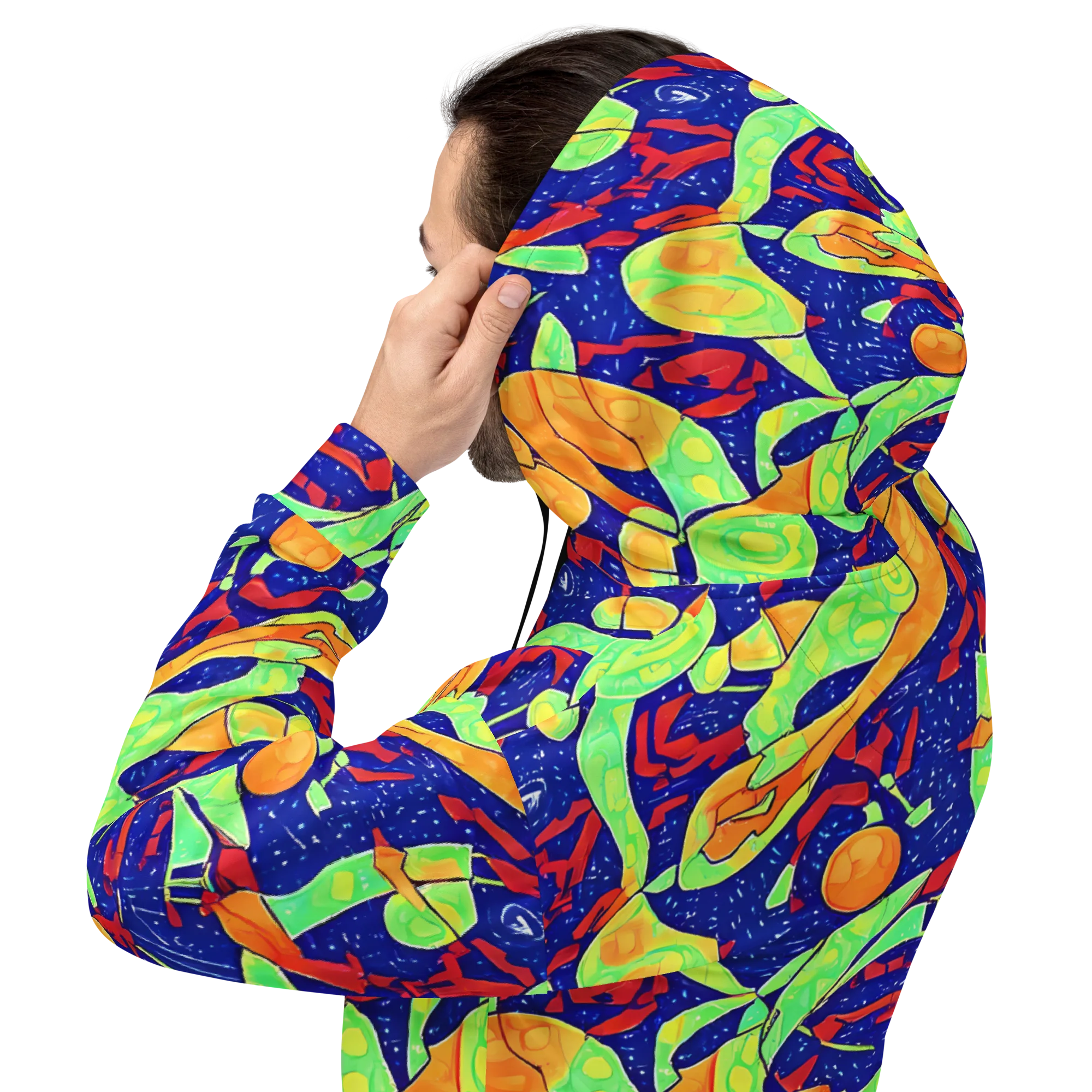 Prism Koi on Hoodie — Back