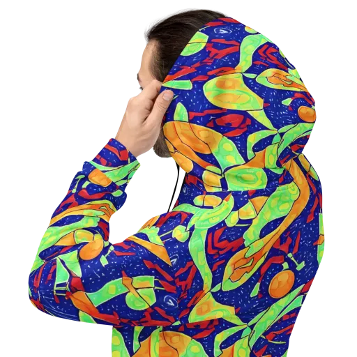 Prism Koi on a Hoodie