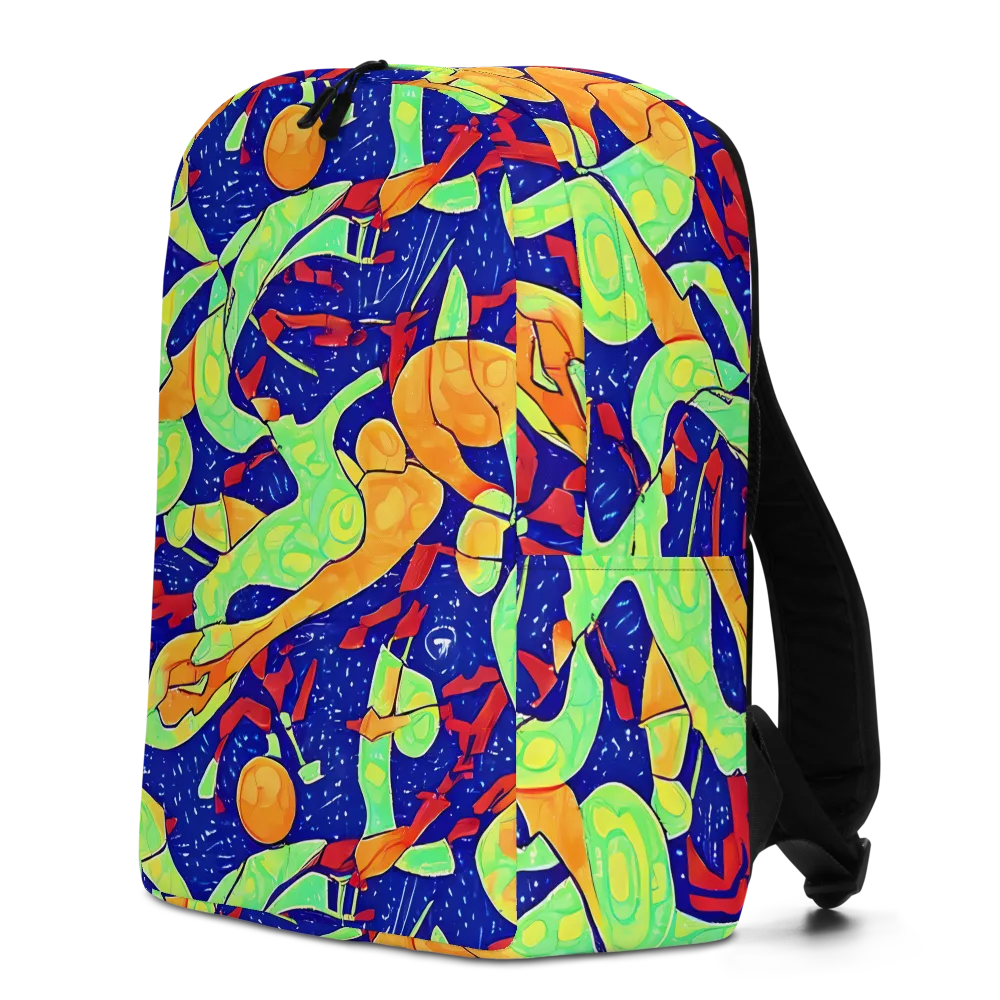 Prism Koi on Minimalist Backpack — Left