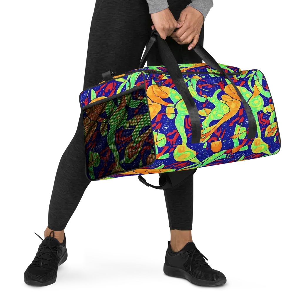 Prism Koi on Duffle Bag — Right Front