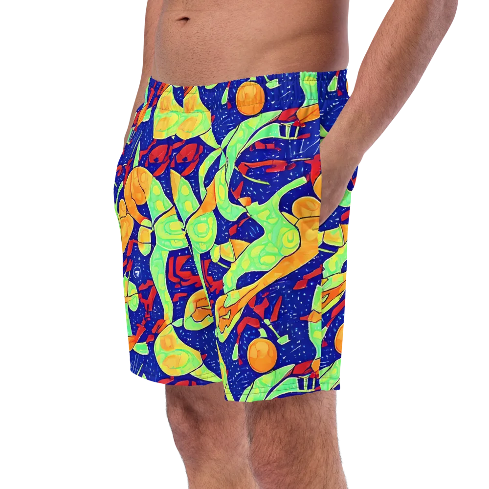 Prism Koi on Swim Trunks — Left Front