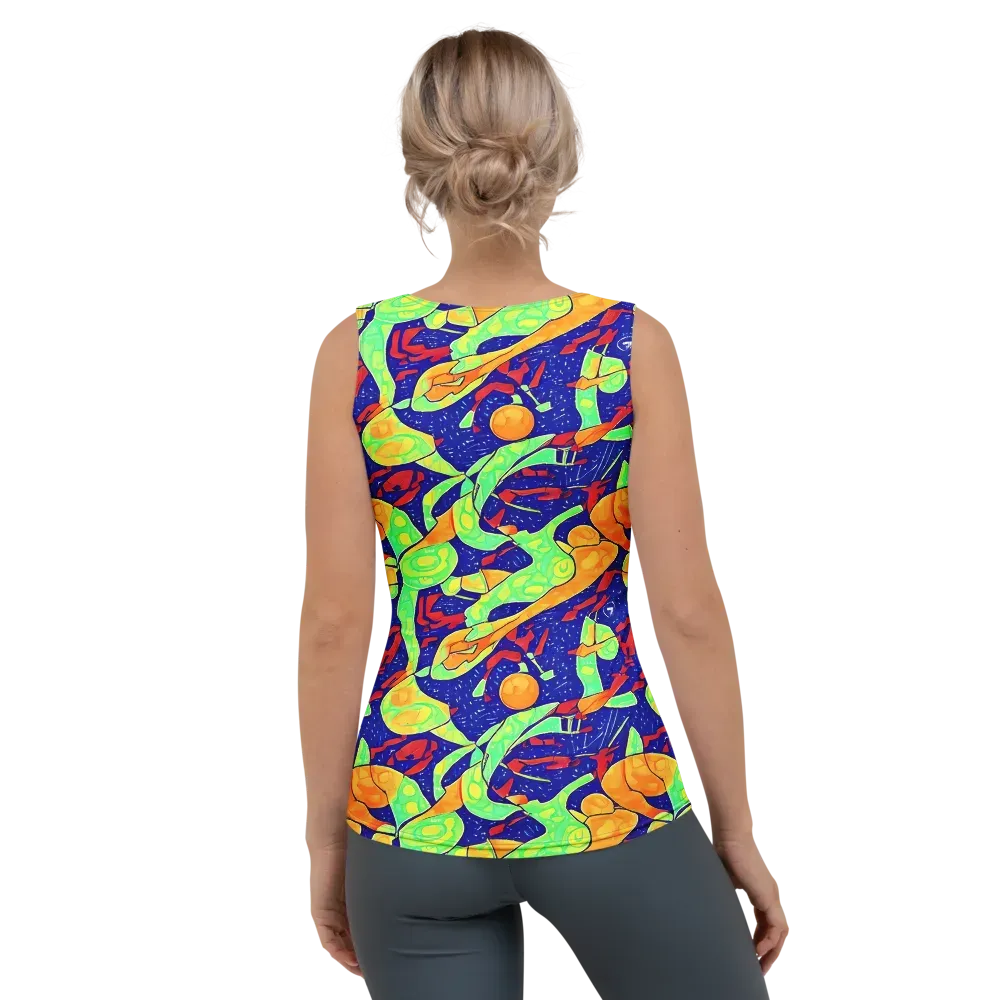 Prism Koi on Women's Tank Top — Back