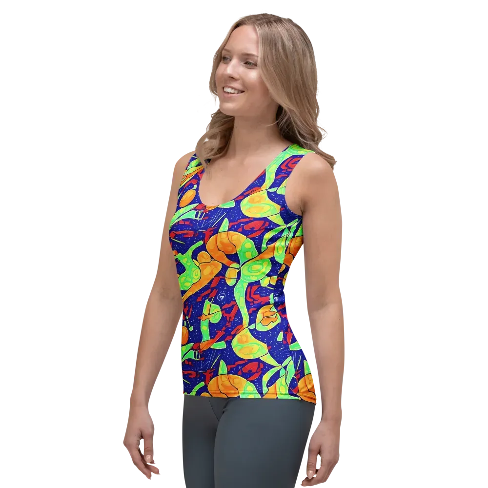 Prism Koi on Women's Tank Top — Left Front