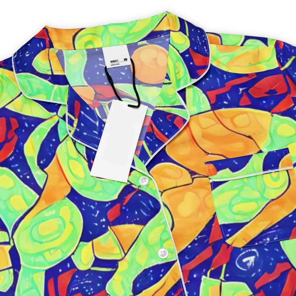 Prism Koi on Women's Short Sleeve Pajama Top — Product details