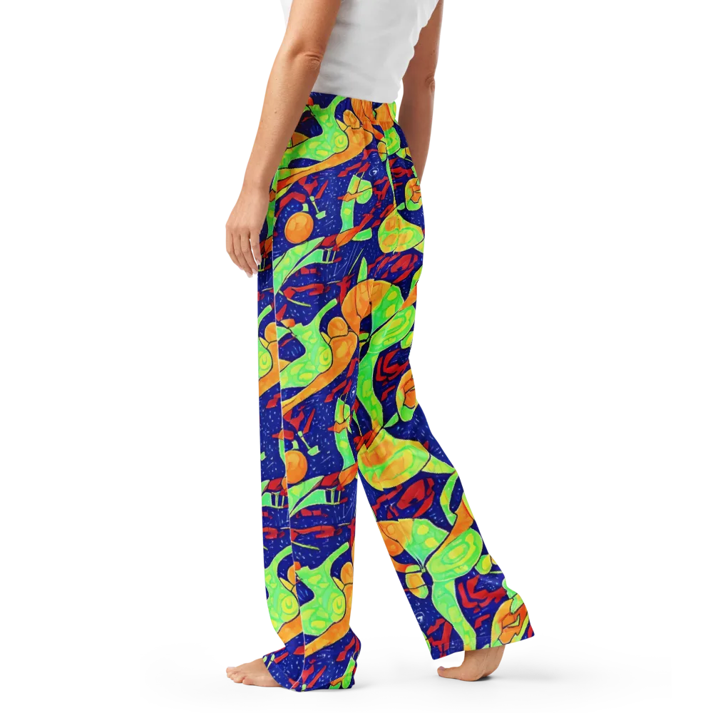 Prism Koi on Women's Pajama Pants — Left