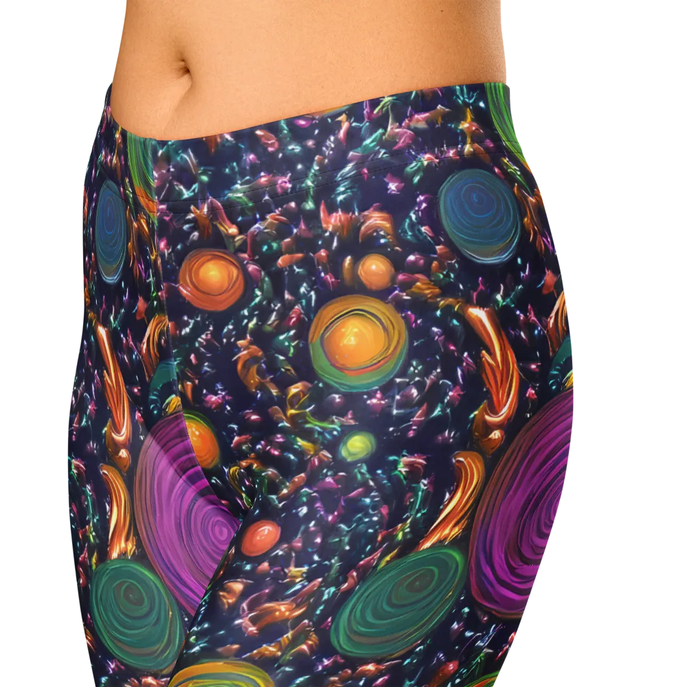 Solar Reverie on Capri Leggings — Zoomed-in