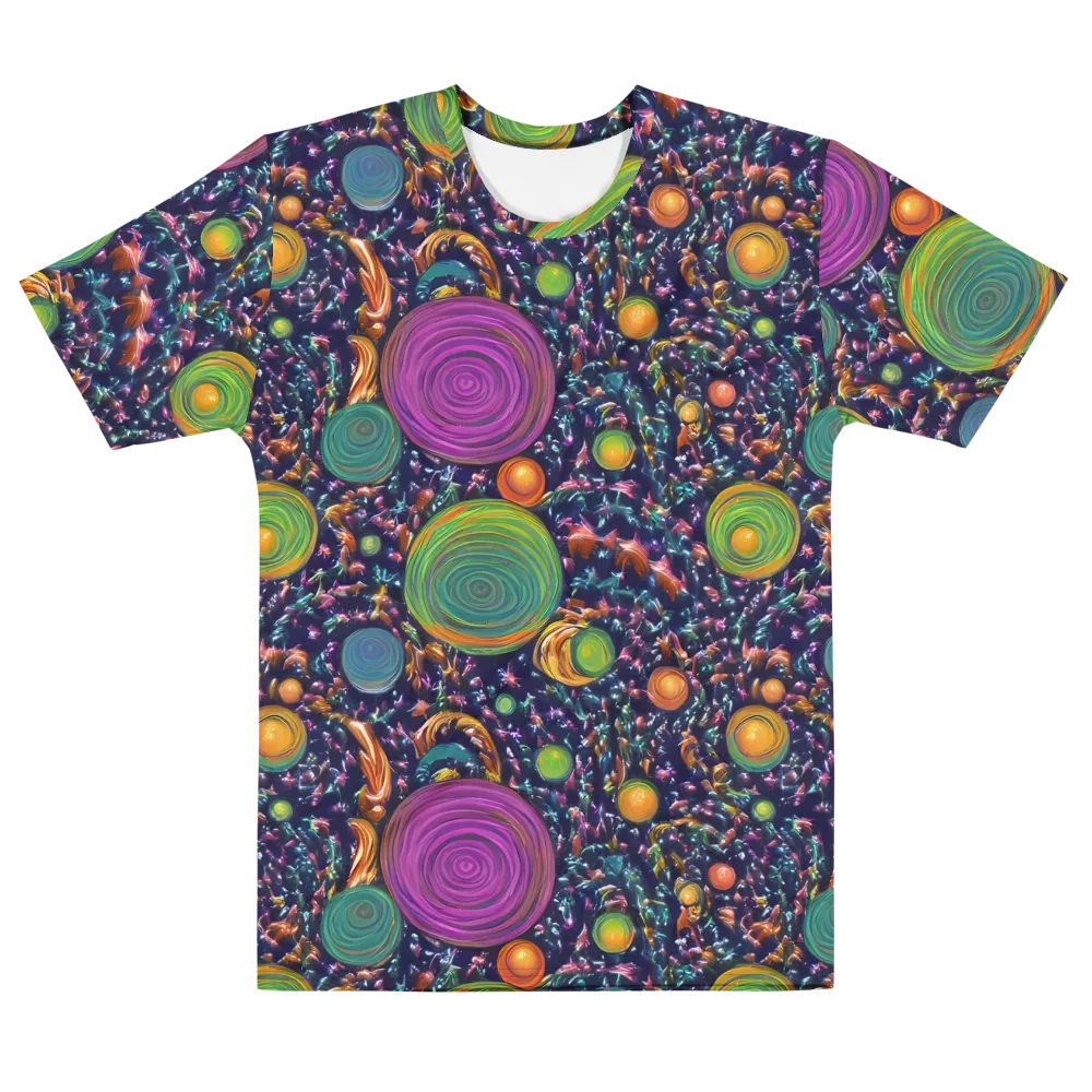 Solar Reverie on Men's Cotton Crew Neck T-Shirt — Front
