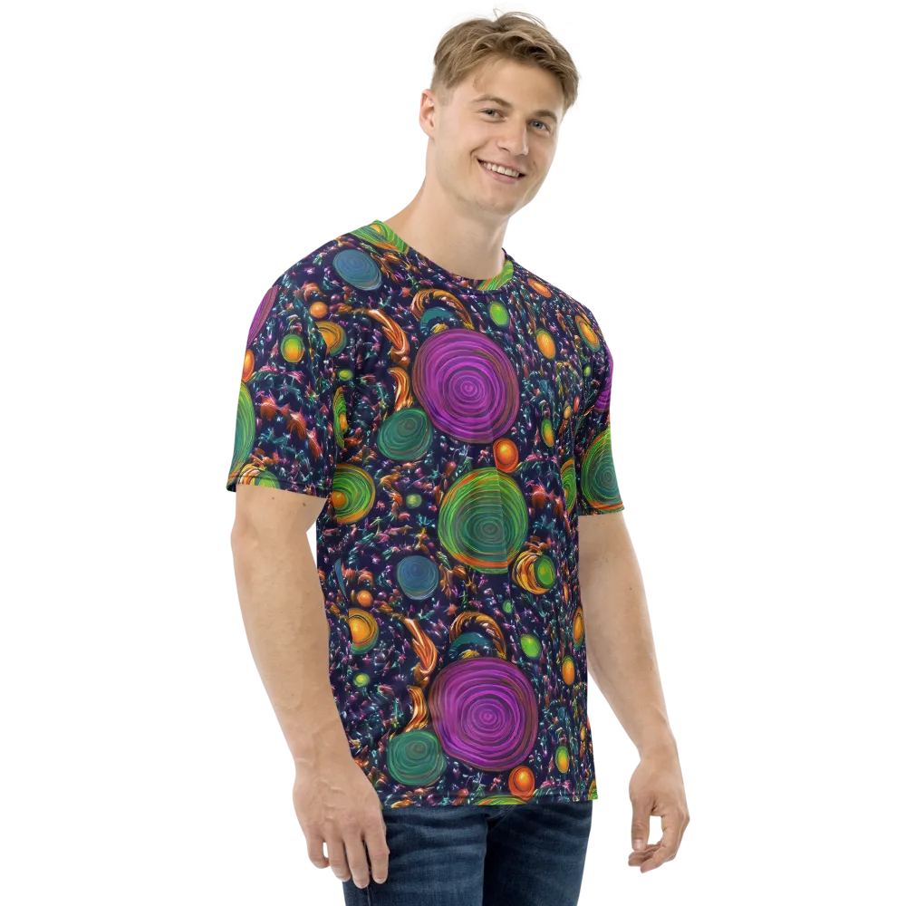Solar Reverie on Men's Crew Neck T-Shirt — Right