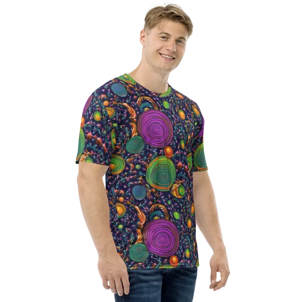 Solar Reverie on Men's Crew Neck T-Shirt — Right