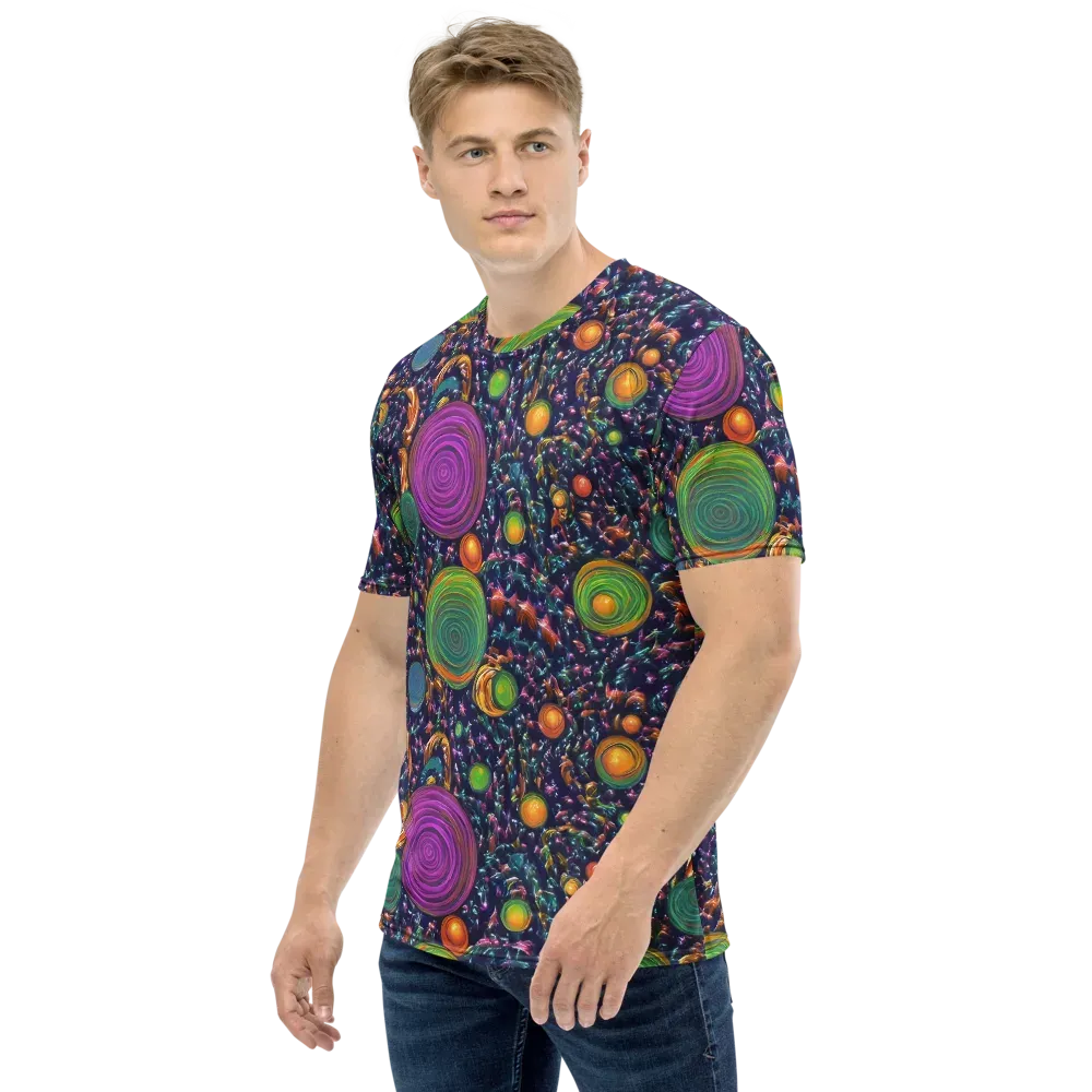 Solar Reverie on Men's Crew Neck T-Shirt — Left