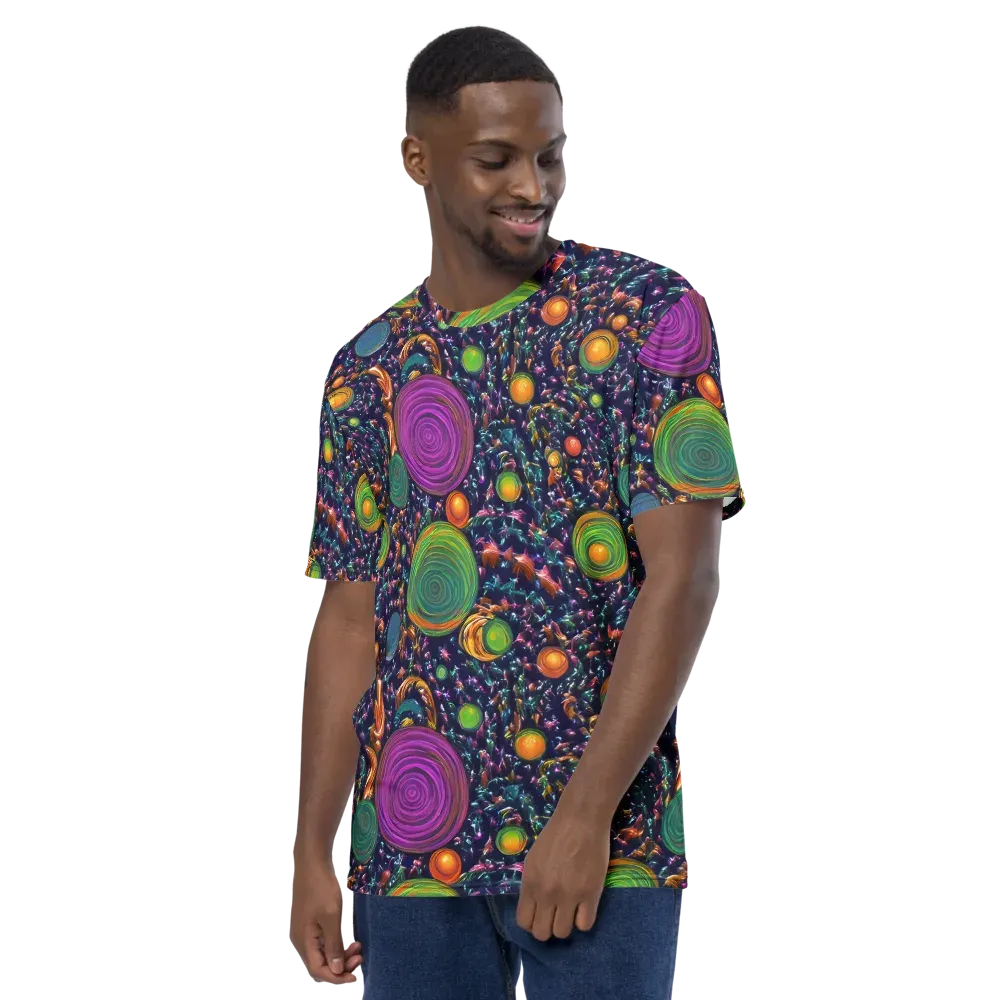 Solar Reverie on Men's Crew Neck T-Shirt — Left