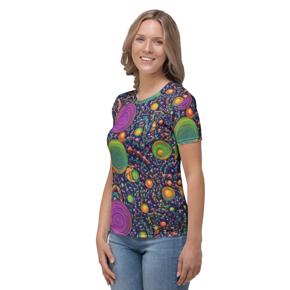 Solar Reverie on Women's Crew Neck T-Shirt — Left