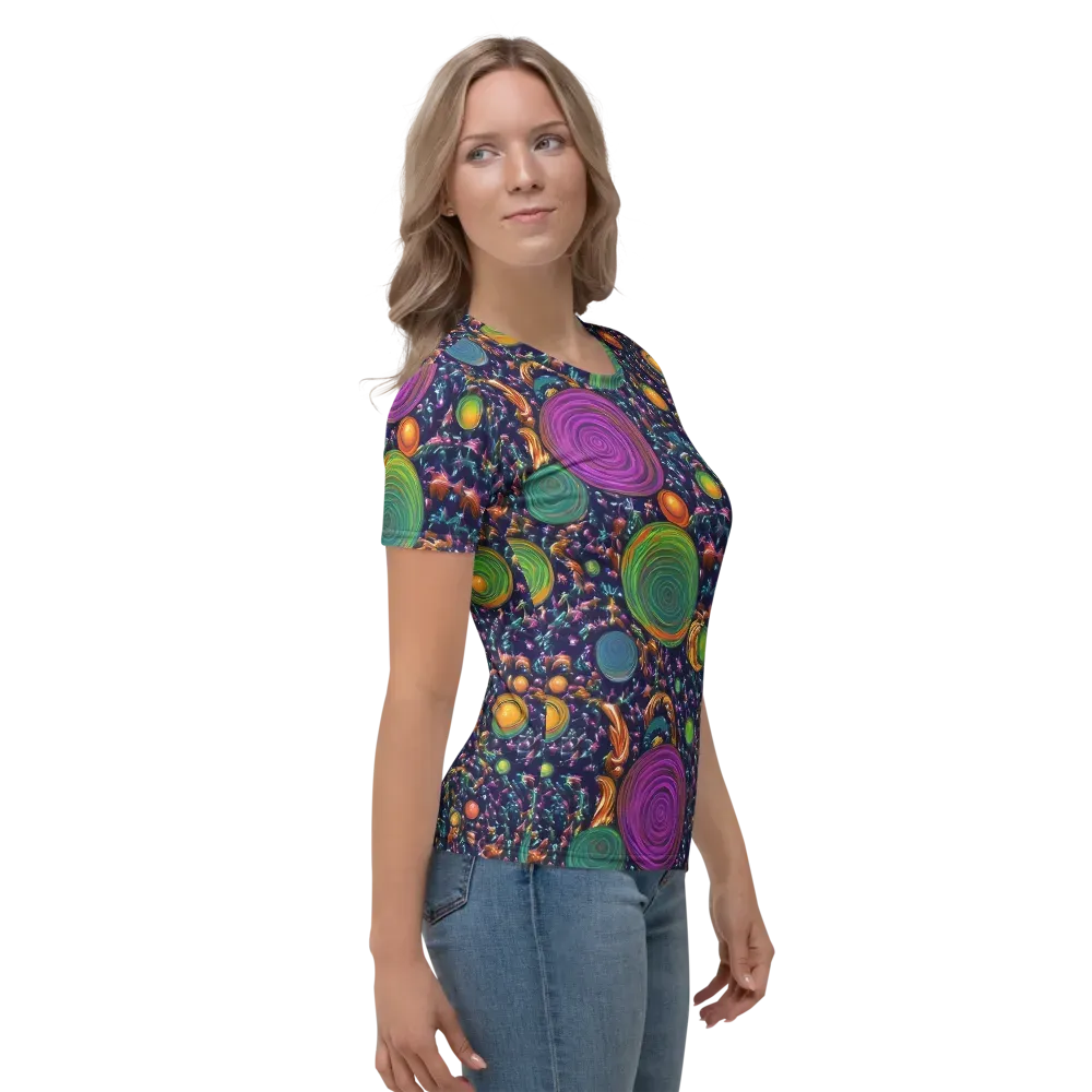 Solar Reverie on Women's Crew Neck T-Shirt — Right
