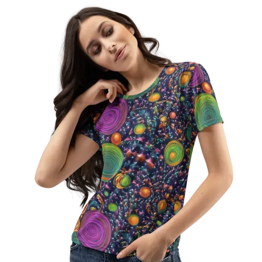 Solar Reverie on a Women's Crew Neck T-Shirt