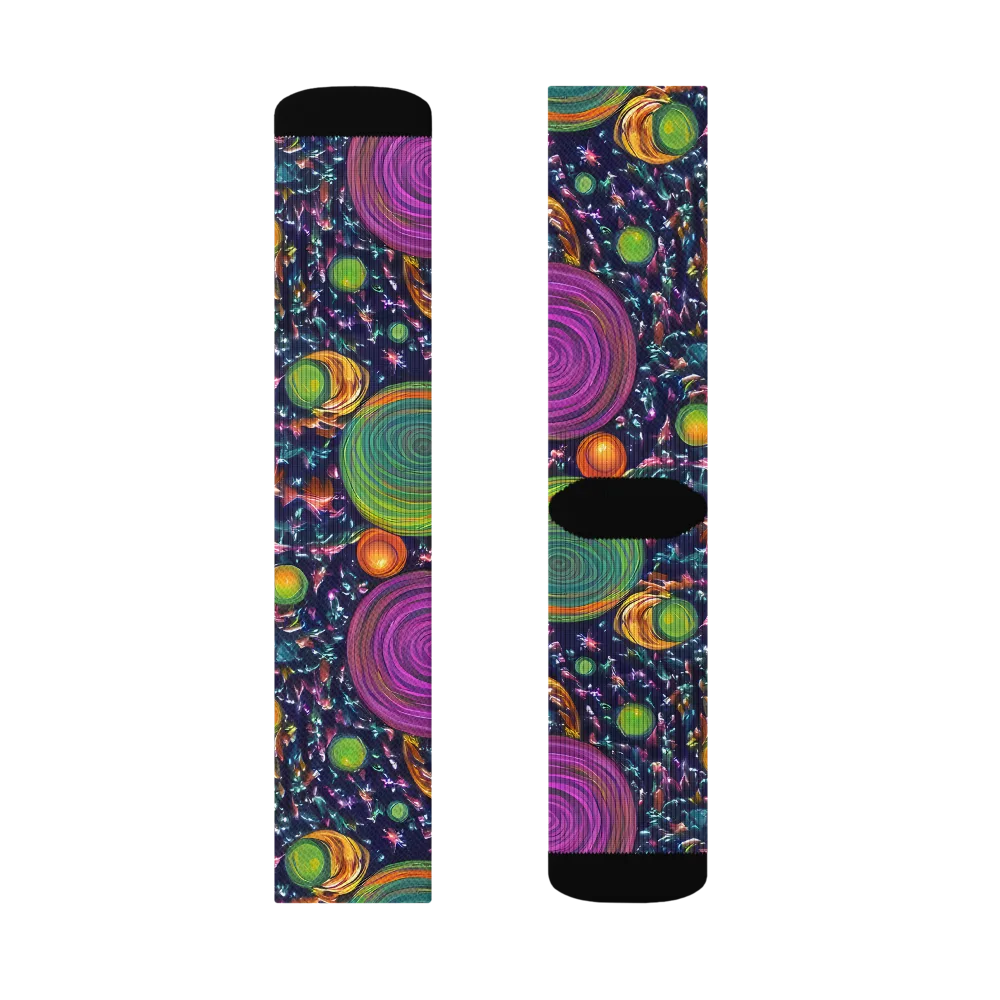 Solar Reverie on Socks — Right Sock