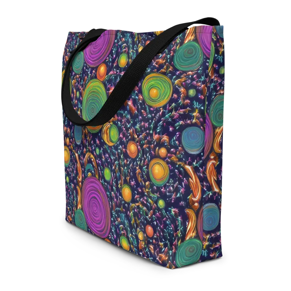 Solar Reverie on Large Tote Bag W/ Pocket — Front