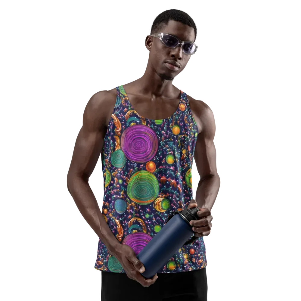 Solar Reverie on Men's Tank Top — Front