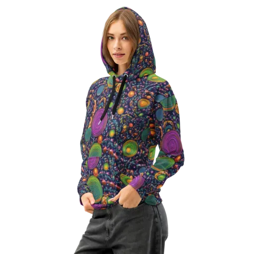 Solar Reverie on a Cotton Hoodie