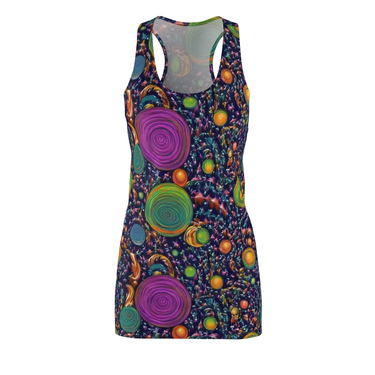 Solar Reverie on Racerback Dress — Front