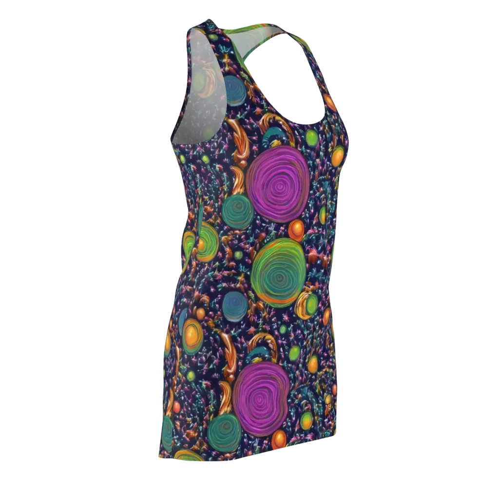 Solar Reverie on Racerback Dress — Front Side