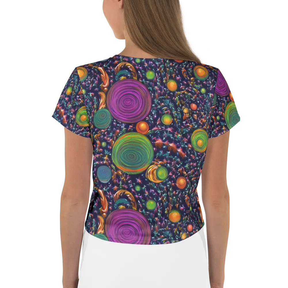 Solar Reverie on Crop Tee — Back