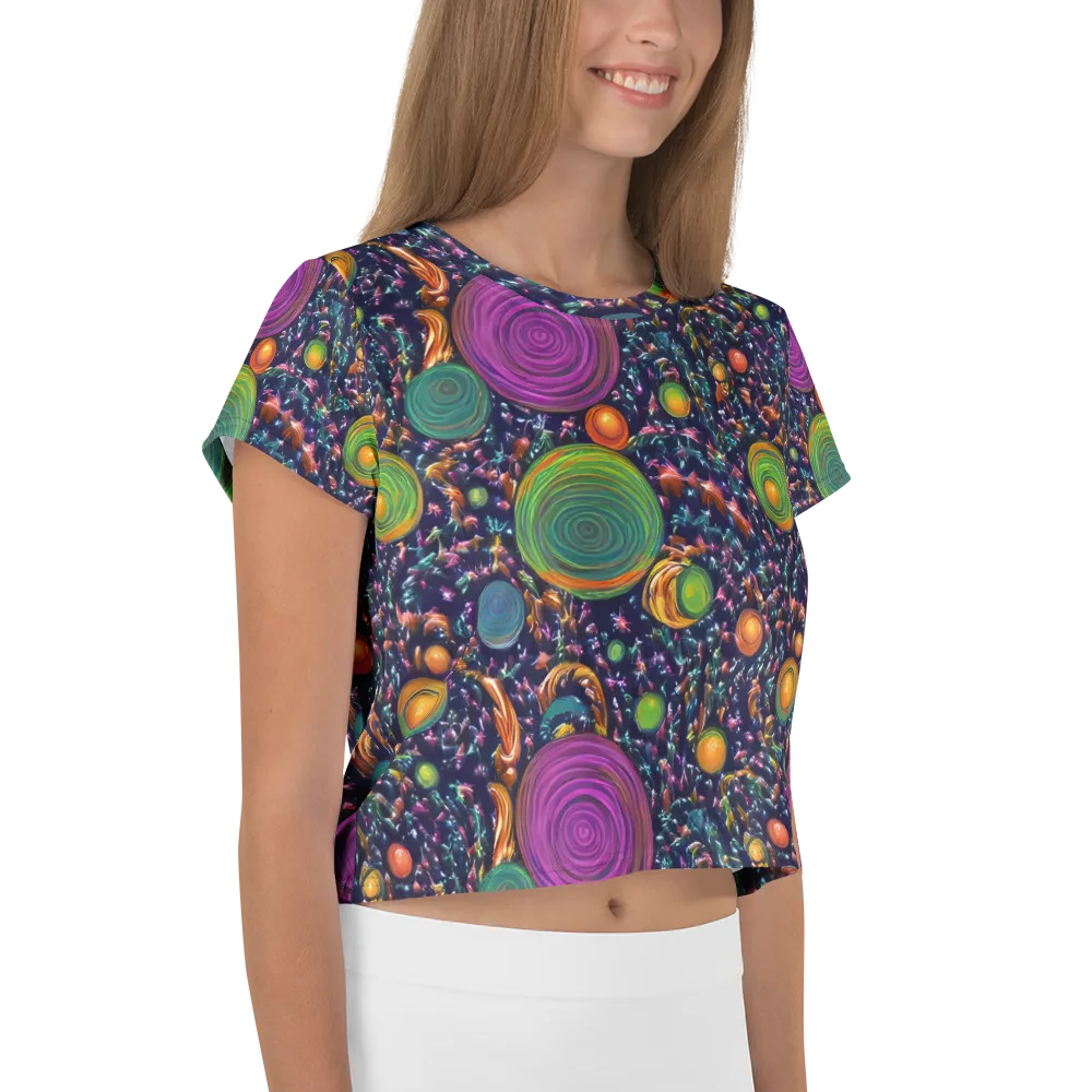 Solar Reverie on Crop Tee — Right