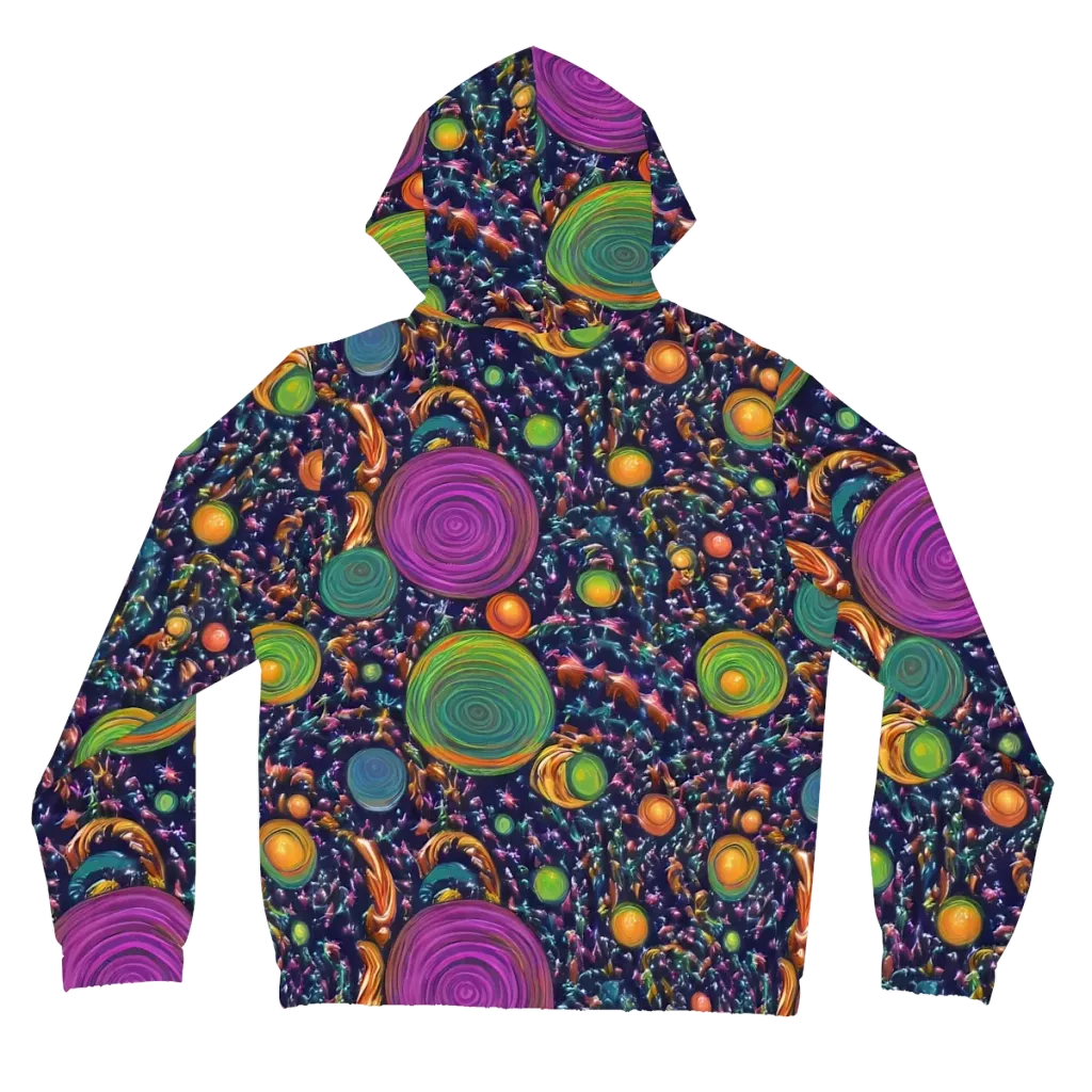 Solar Reverie on Women's Full-Zip Hoodie — Back