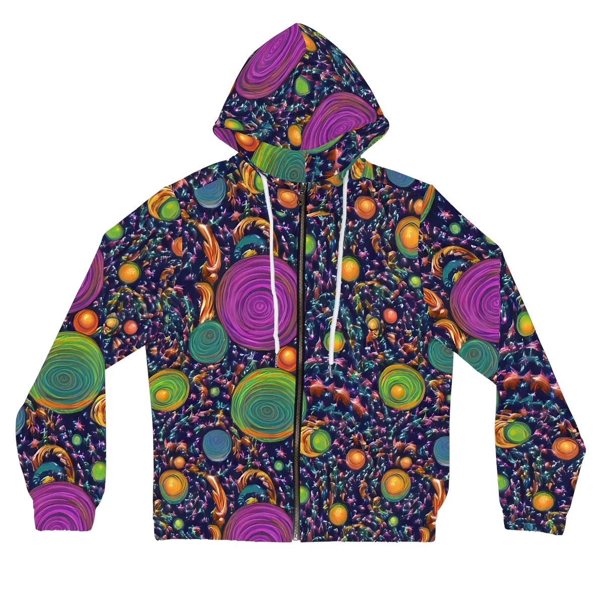Solar Reverie on Women's Full-Zip Hoodie — Front