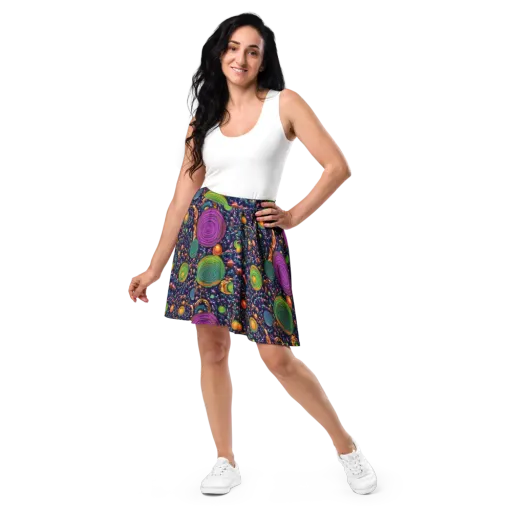 Solar Reverie on a Skater Skirt