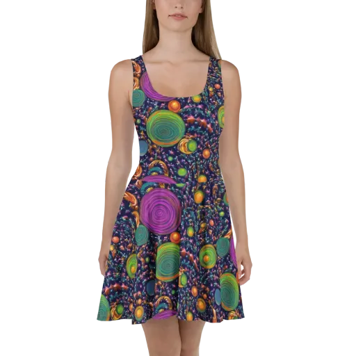 Solar Reverie on a Skater Dress