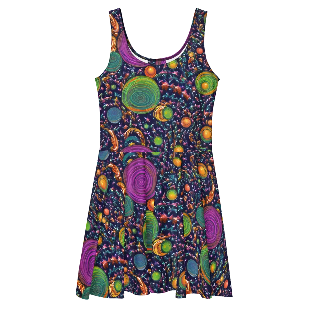 Solar Reverie on Skater Dress — Front
