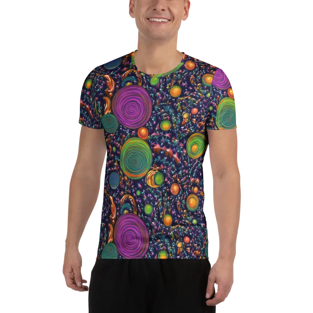 Solar Reverie on Men's Athletic T-Shirt — Front