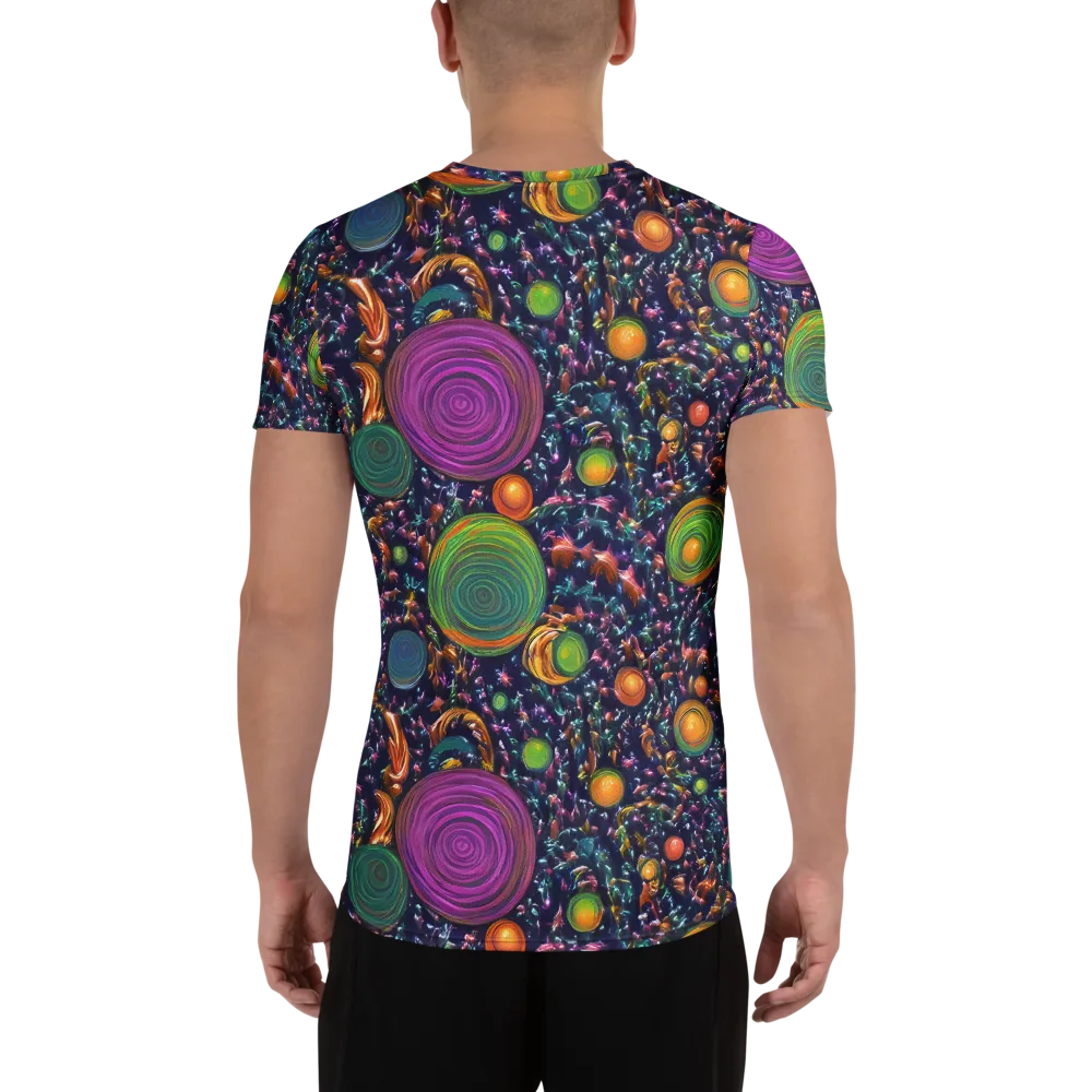 Solar Reverie on Men's Athletic T-Shirt — Back
