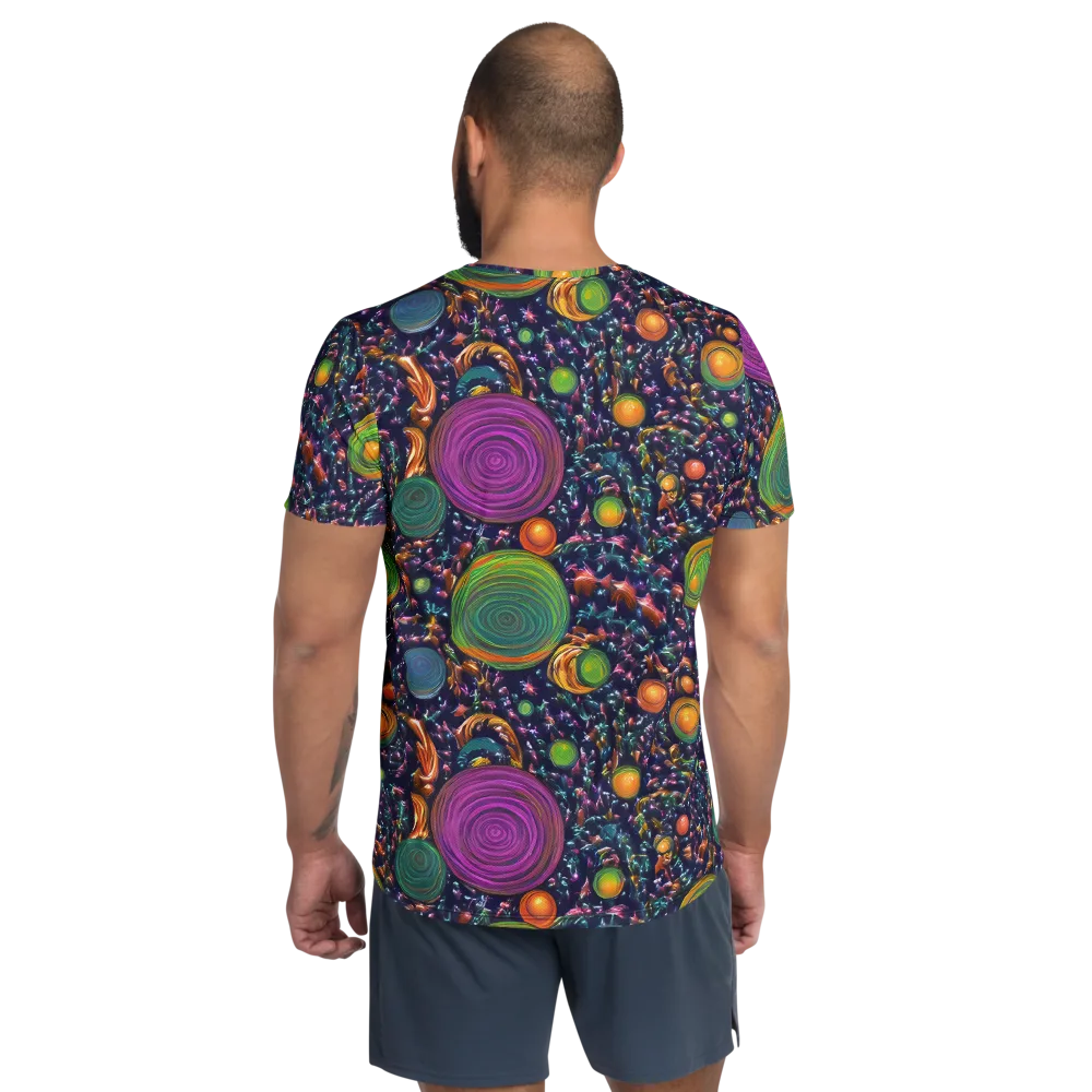 Solar Reverie on Men's Athletic T-Shirt — Back