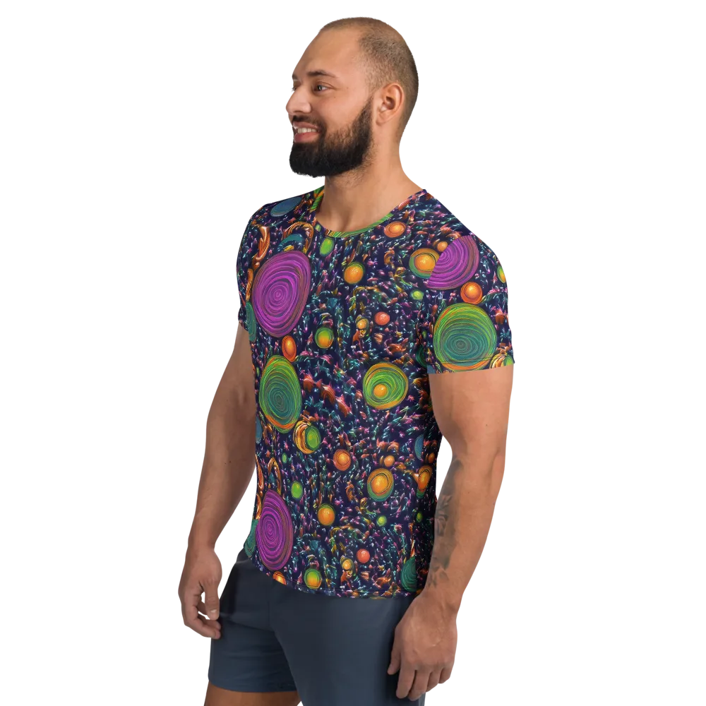 Solar Reverie on Men's Athletic T-Shirt — Left