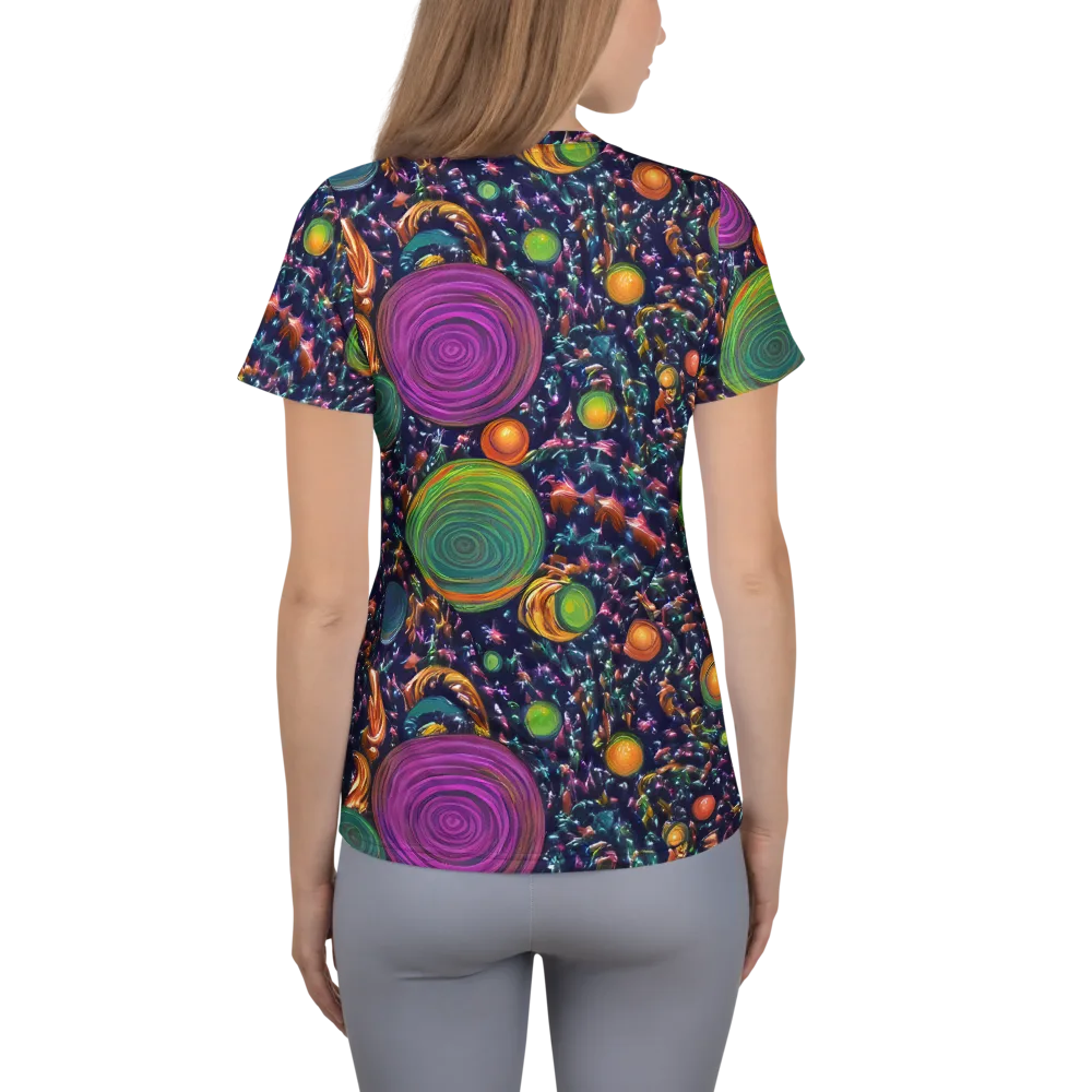 Solar Reverie on Women's Athletic T-Shirt — Back
