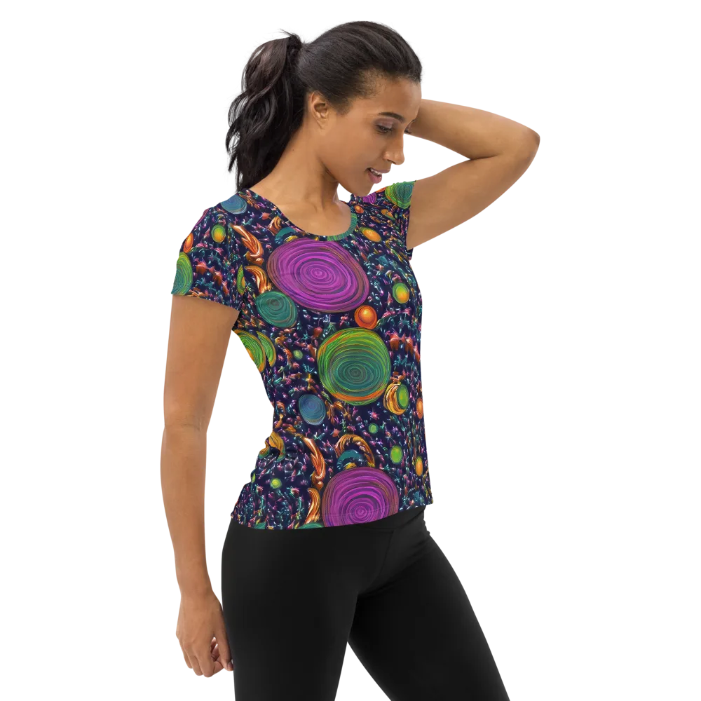 Solar Reverie on Women's Athletic T-Shirt — Right