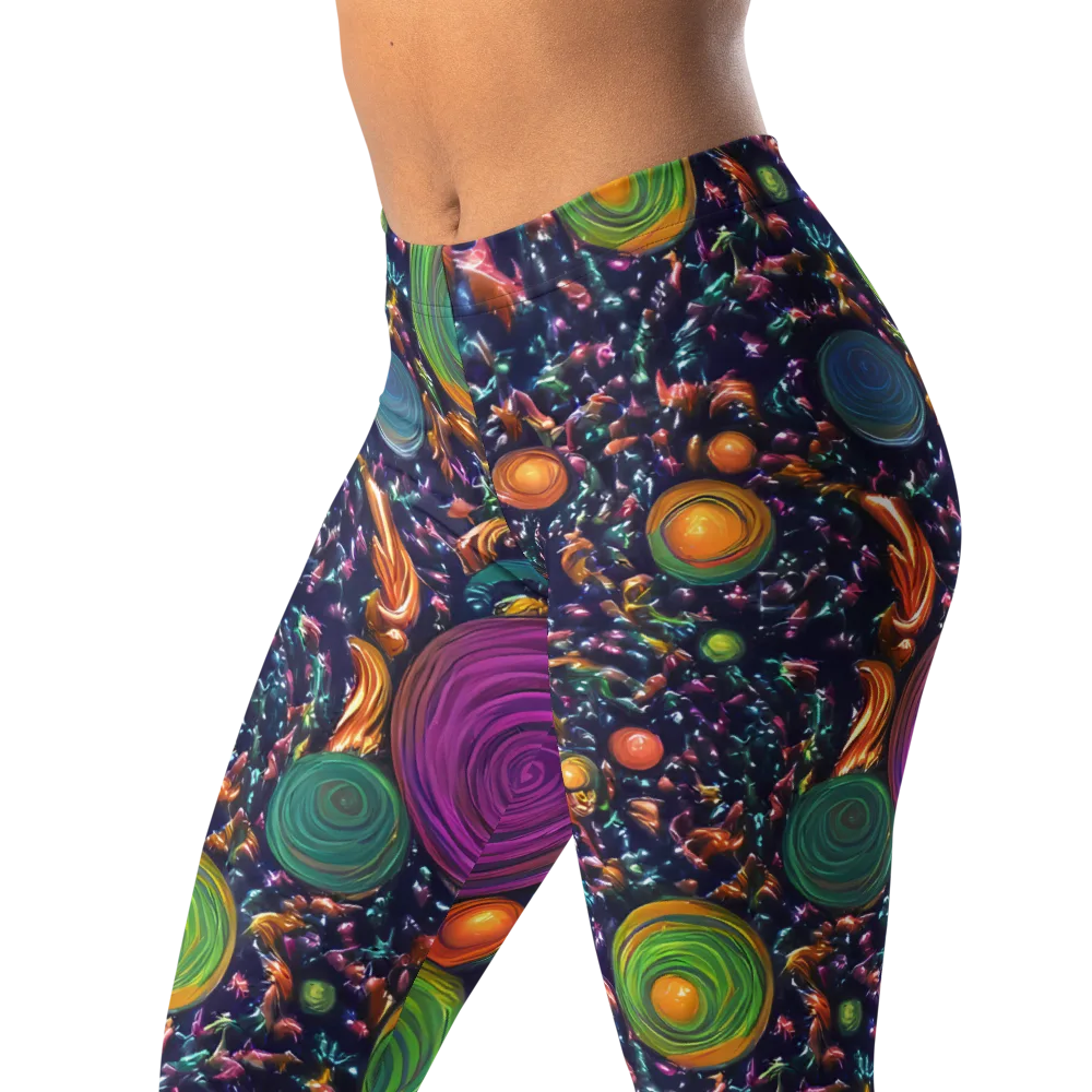 Solar Reverie on Leggings — Left Front