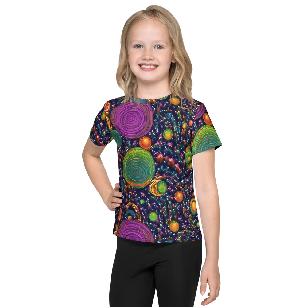 Solar Reverie on Kids Crew Neck T-Shirt — Front