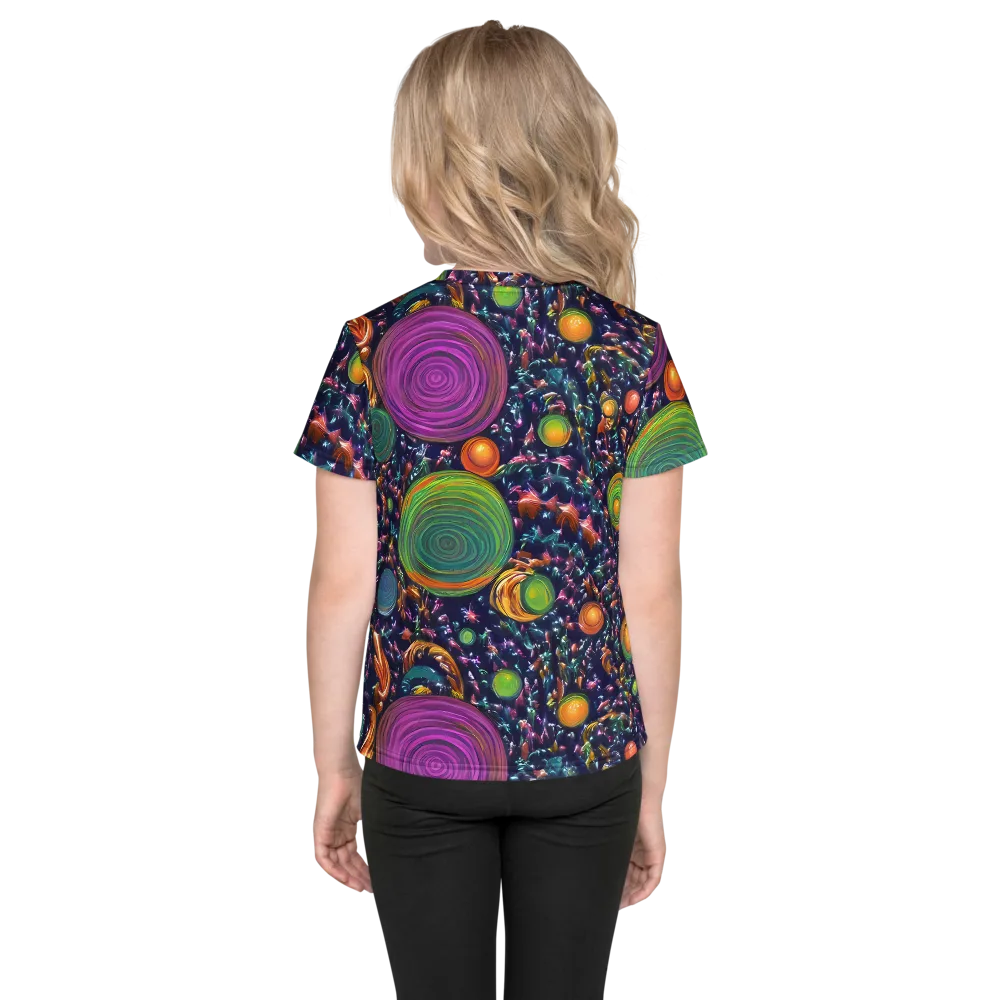 Solar Reverie on Kids Crew Neck T-Shirt — Back