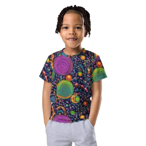 Solar Reverie on a Kids Crew Neck T-Shirt