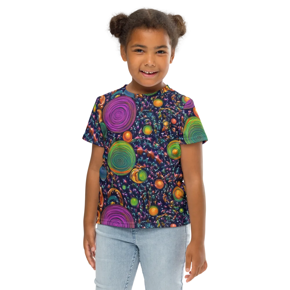 Solar Reverie on Kids Crew Neck T-Shirt — Front