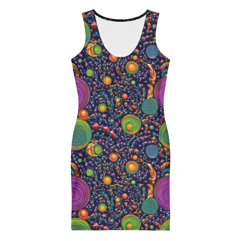Solar Reverie on Bodycon Dress — Front