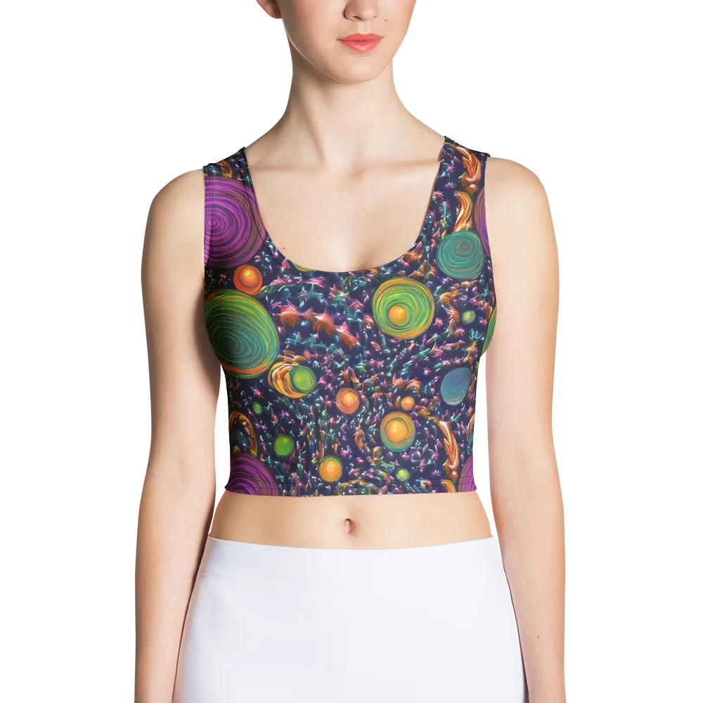Solar Reverie on Crop Top — Front