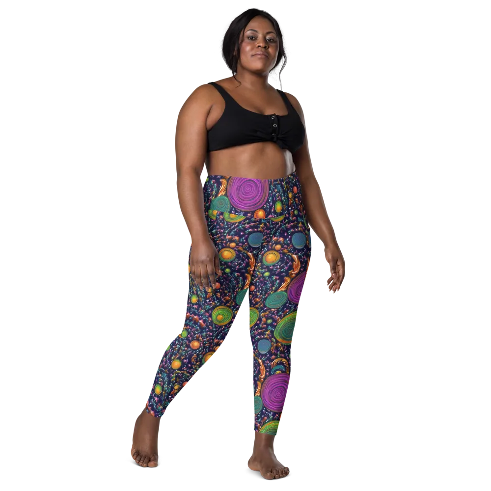 Solar Reverie on Leggings with Pockets — Front
