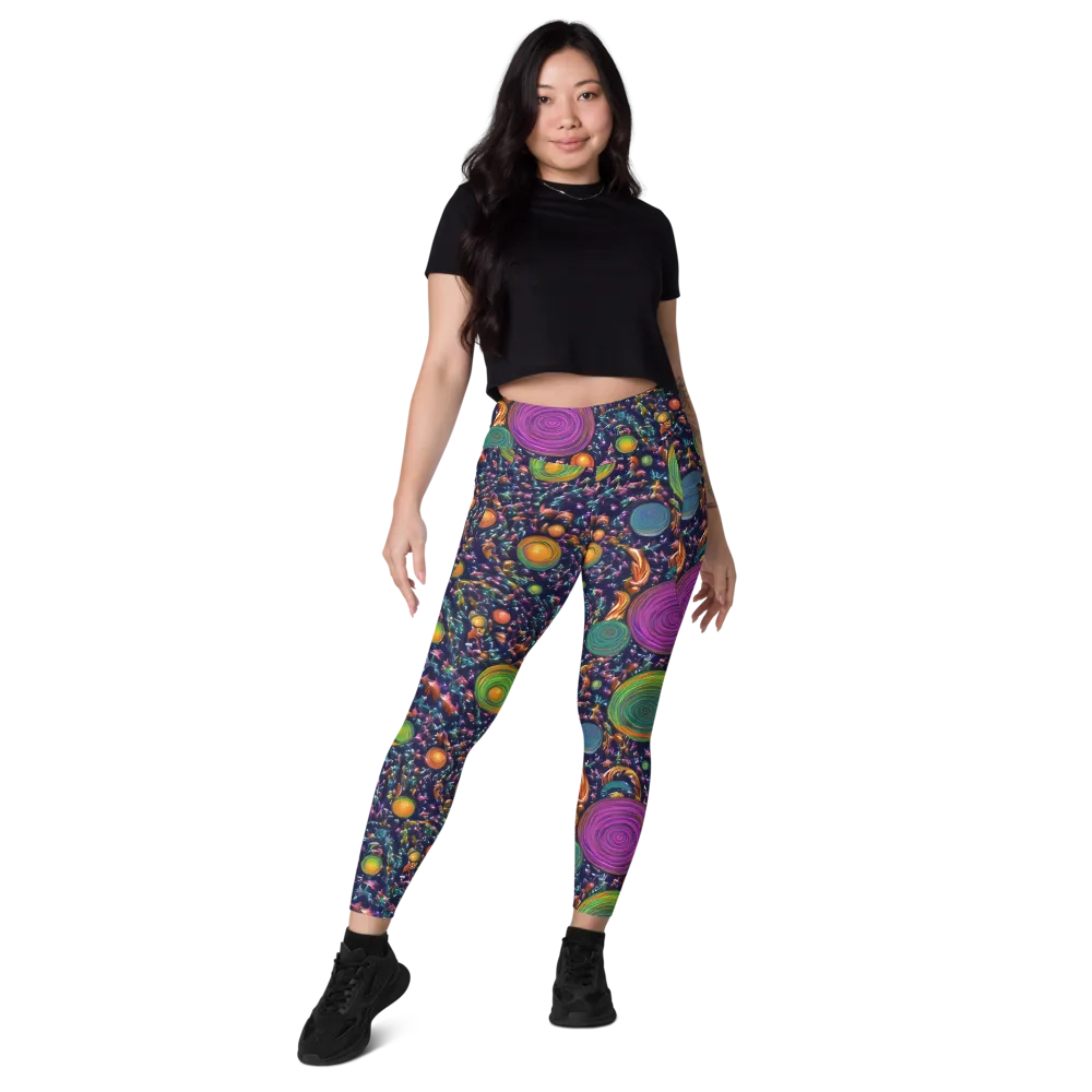 Solar Reverie on Leggings with Pockets — Front