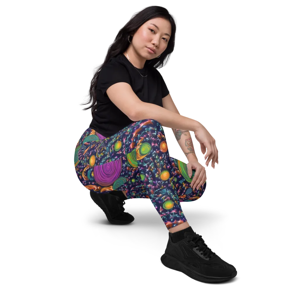 Solar Reverie on Leggings with Pockets — Right Front